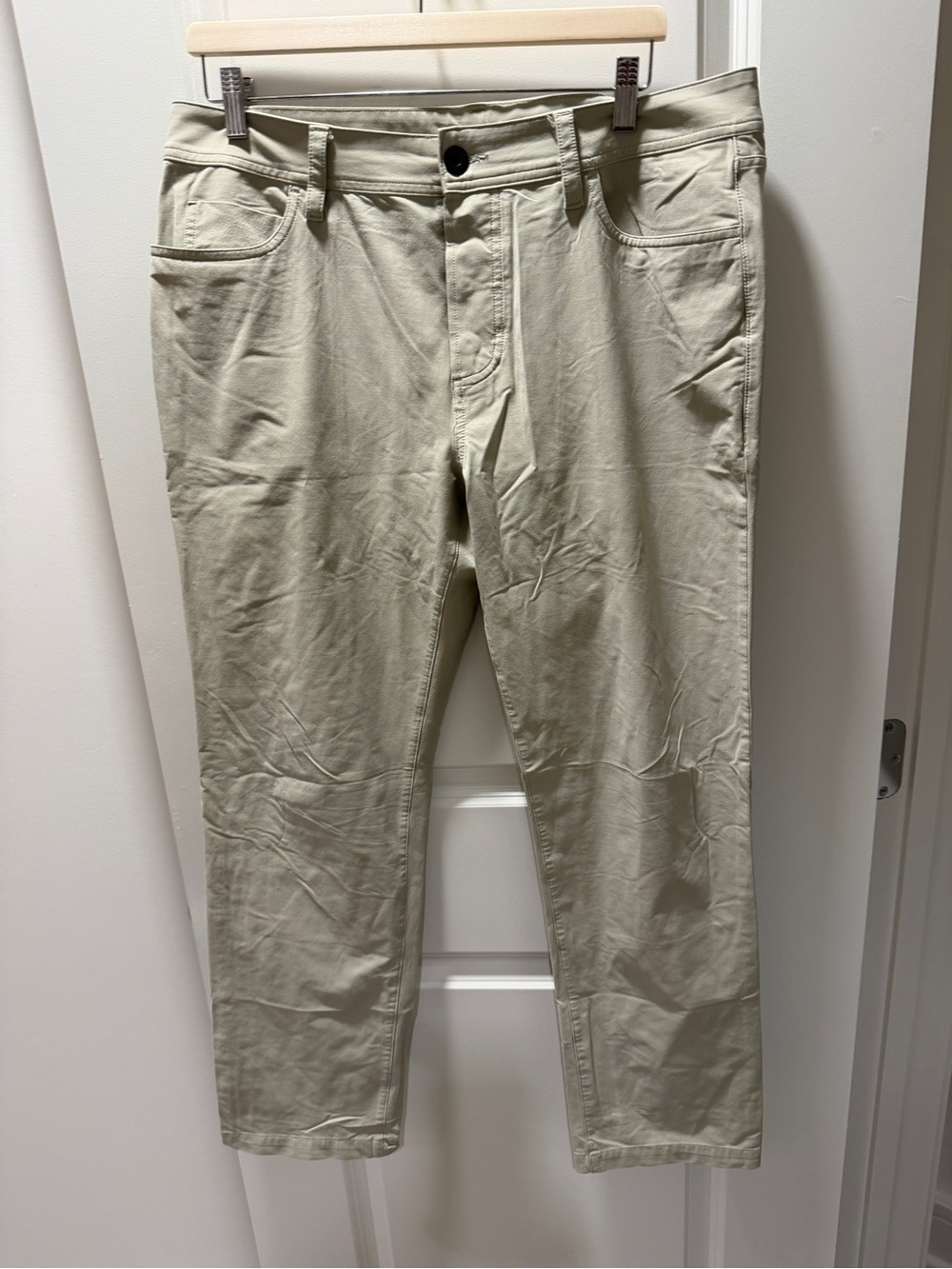 James Perse Light Beige Slim Chino Pants
